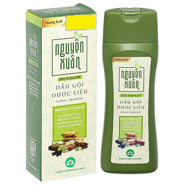 Dầu gội dược liệu Nguyên Xuân hương bưởi giúp dưỡng tóc hương bưởi chai 275ml